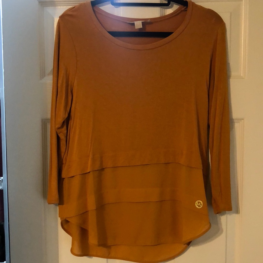 Gold layered blouse